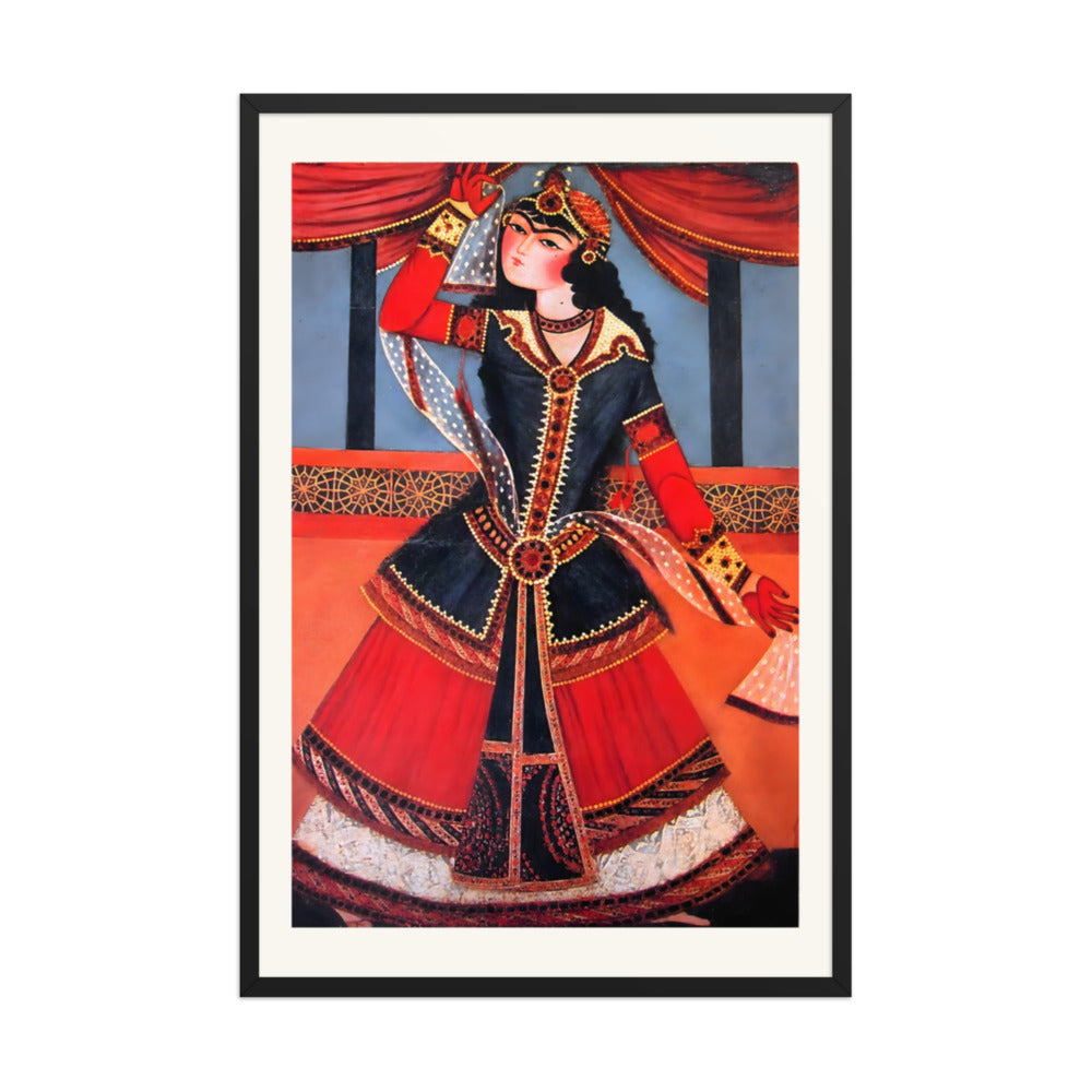 A Persian Dancer | Restored Qajar Painting — view 3