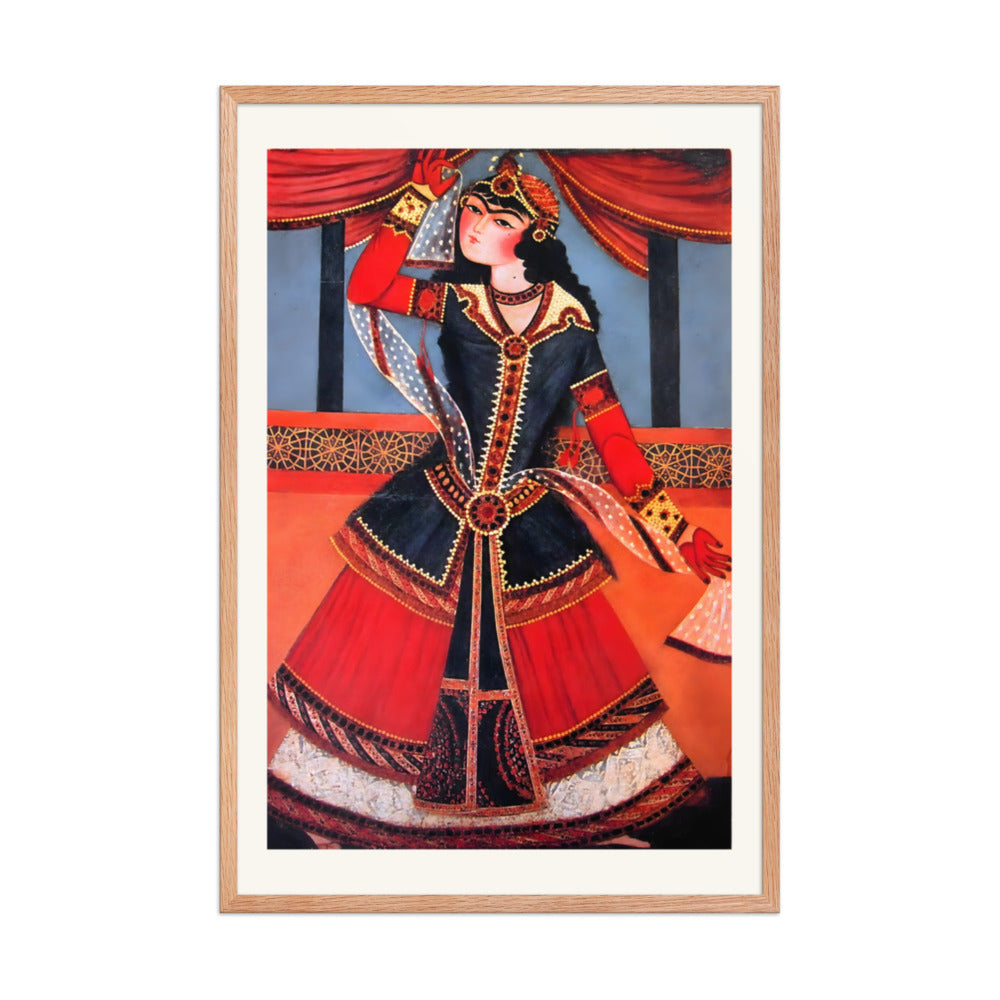 A Persian Dancer | Restored Qajar Painting — view 6