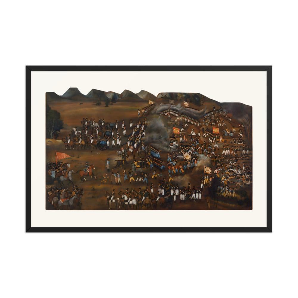A Battle Between Persians and Russians | Restored Qajar Painting — view 3