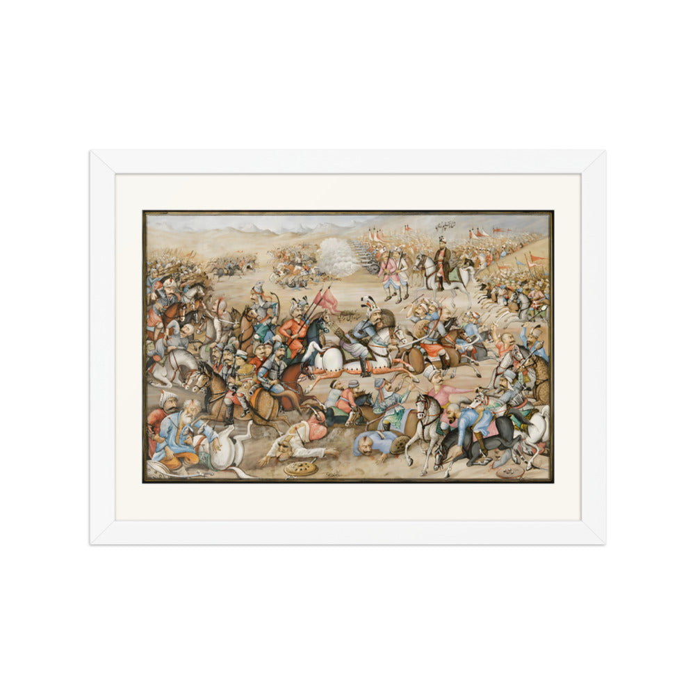 The Battle of Chaldiran | Restored Qajar Painting — view 7