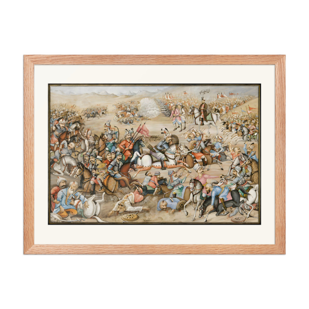 The Battle of Chaldiran | Restored Qajar Painting — view 5