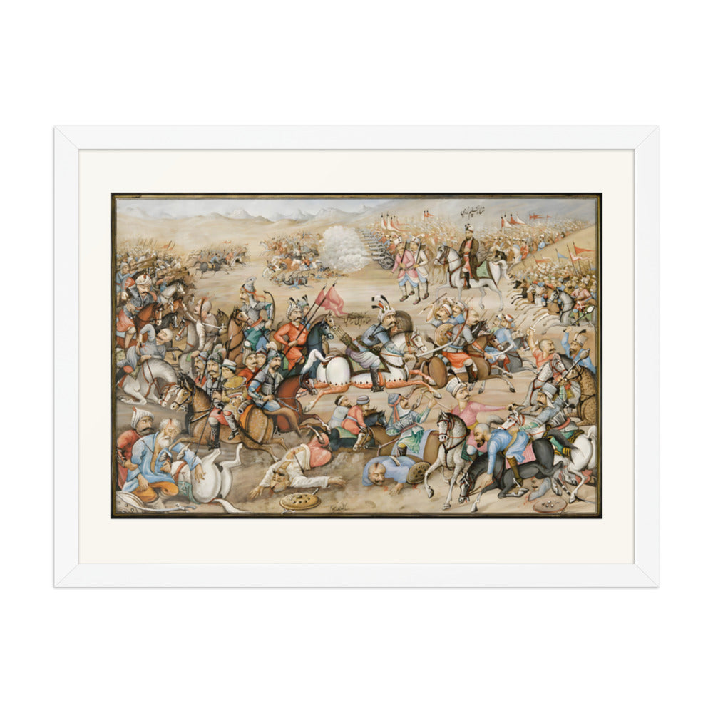 The Battle of Chaldiran | Restored Qajar Painting — view 8