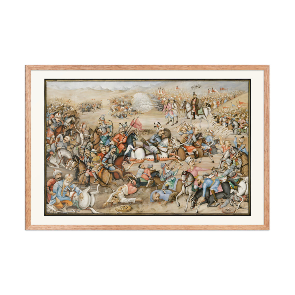 The Battle of Chaldiran | Restored Qajar Painting — view 6