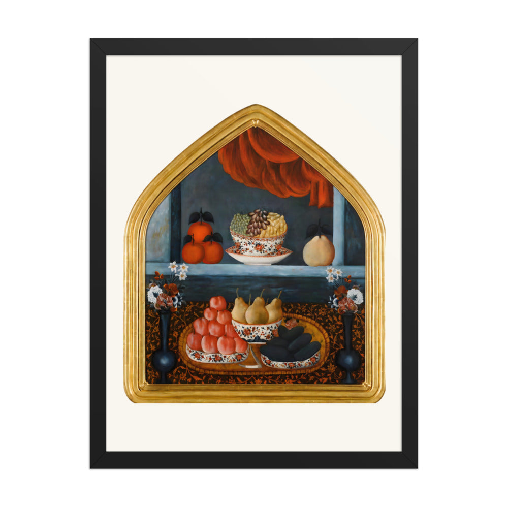 A Nowruz Still Life | Restored Qajar Painting — view 2