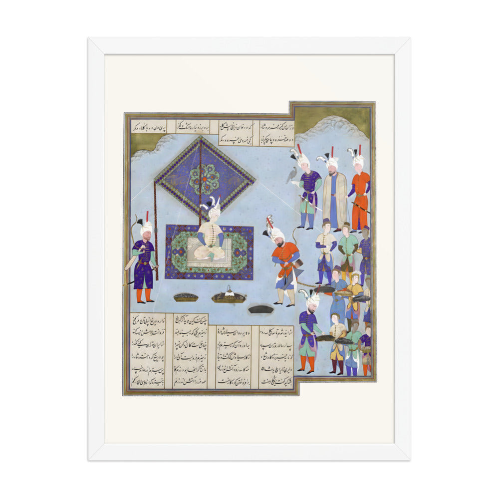 Kai Khusrau's War Prizes Are Pledged | Restored Persian Miniature — view 8