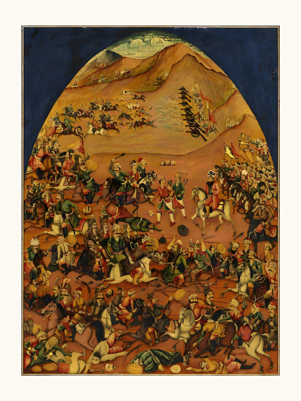 After the Murals of the Chihil Sutun Palace | Restored Qajar Painting — view 10
