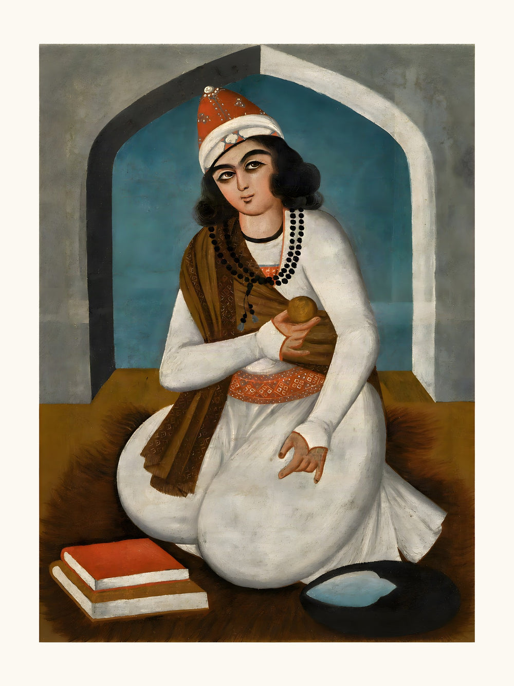 Portrait of Nur Ali Shah of Isfahan | Restored Qajar Painting — view 10
