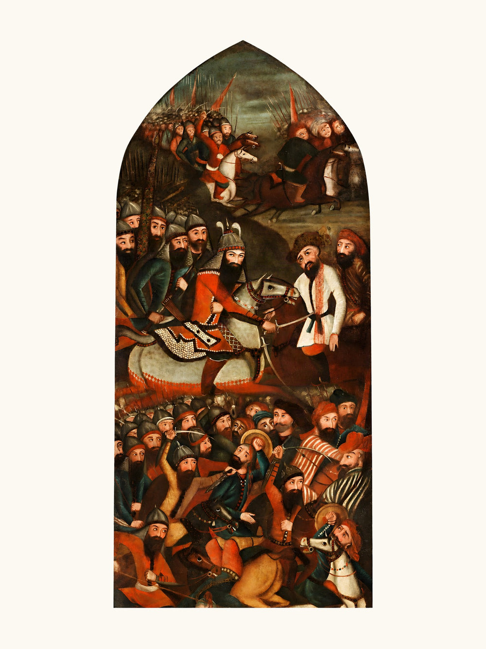 The Victory over the Uzbeks | Restored Qajar Painting — view 10
