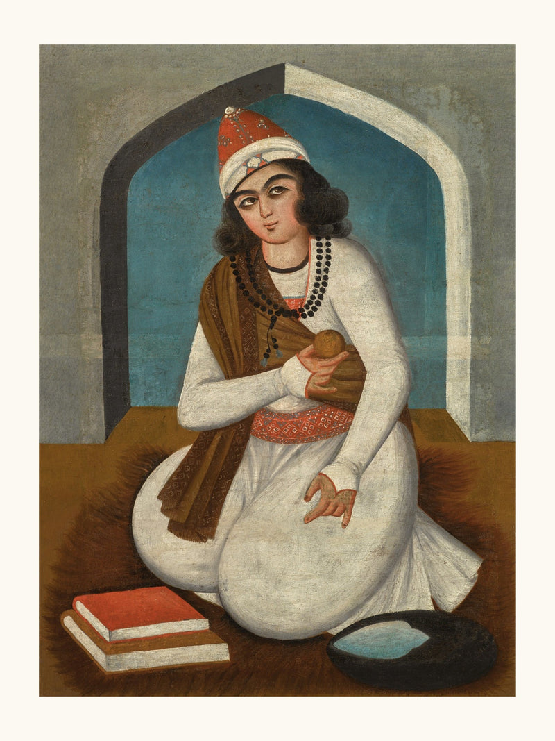 Portrait of Nur Ali Shah of Isfahan | Restored Qajar Painting