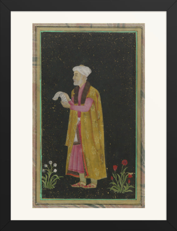 Portrait of I'timad al-Dawla — Restored Mughal Wall Art — view 8