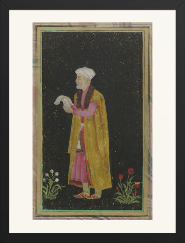 Portrait of I'timad al-Dawla — Restored Mughal Wall Art — view 9