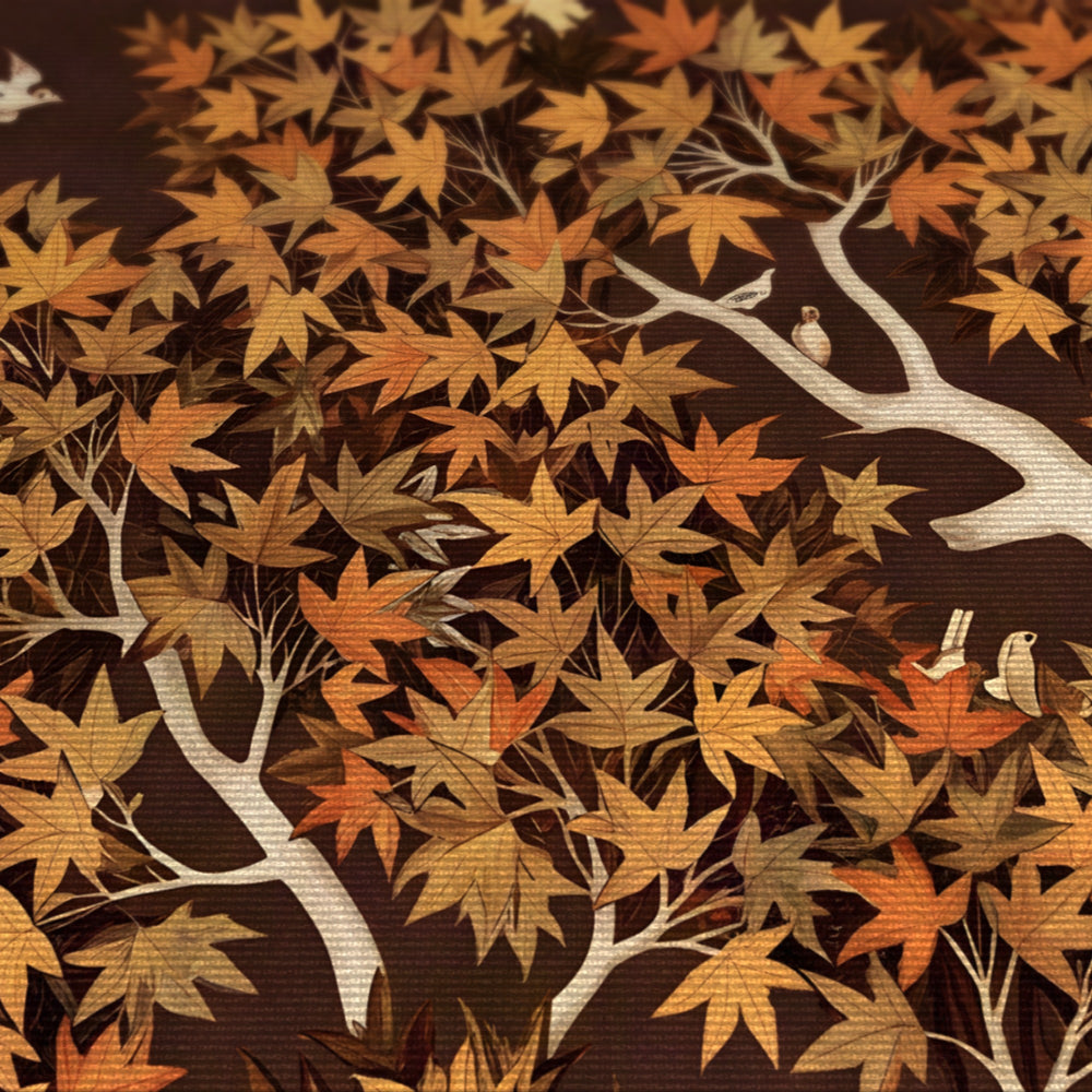 Chinar of Kashmir — Autumn Tree of Life Area Rug — view 4