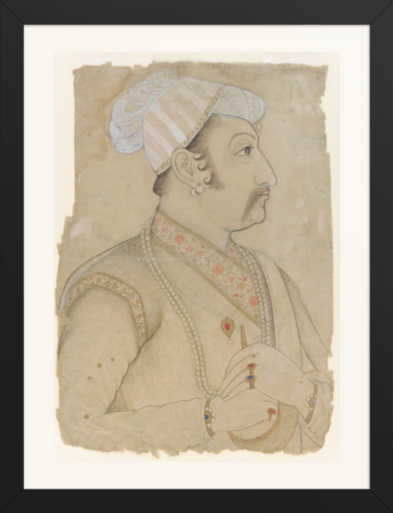 Raja Gaj Singh of Marwar — Restored Rajput Wall Art — view 8