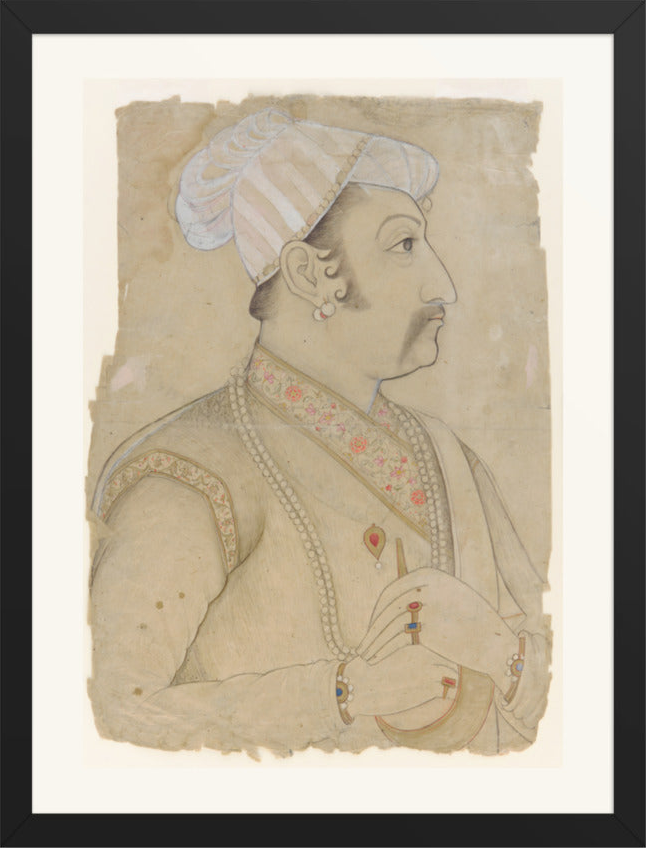 Raja Gaj Singh of Marwar — Restored Rajput Wall Art — view 9