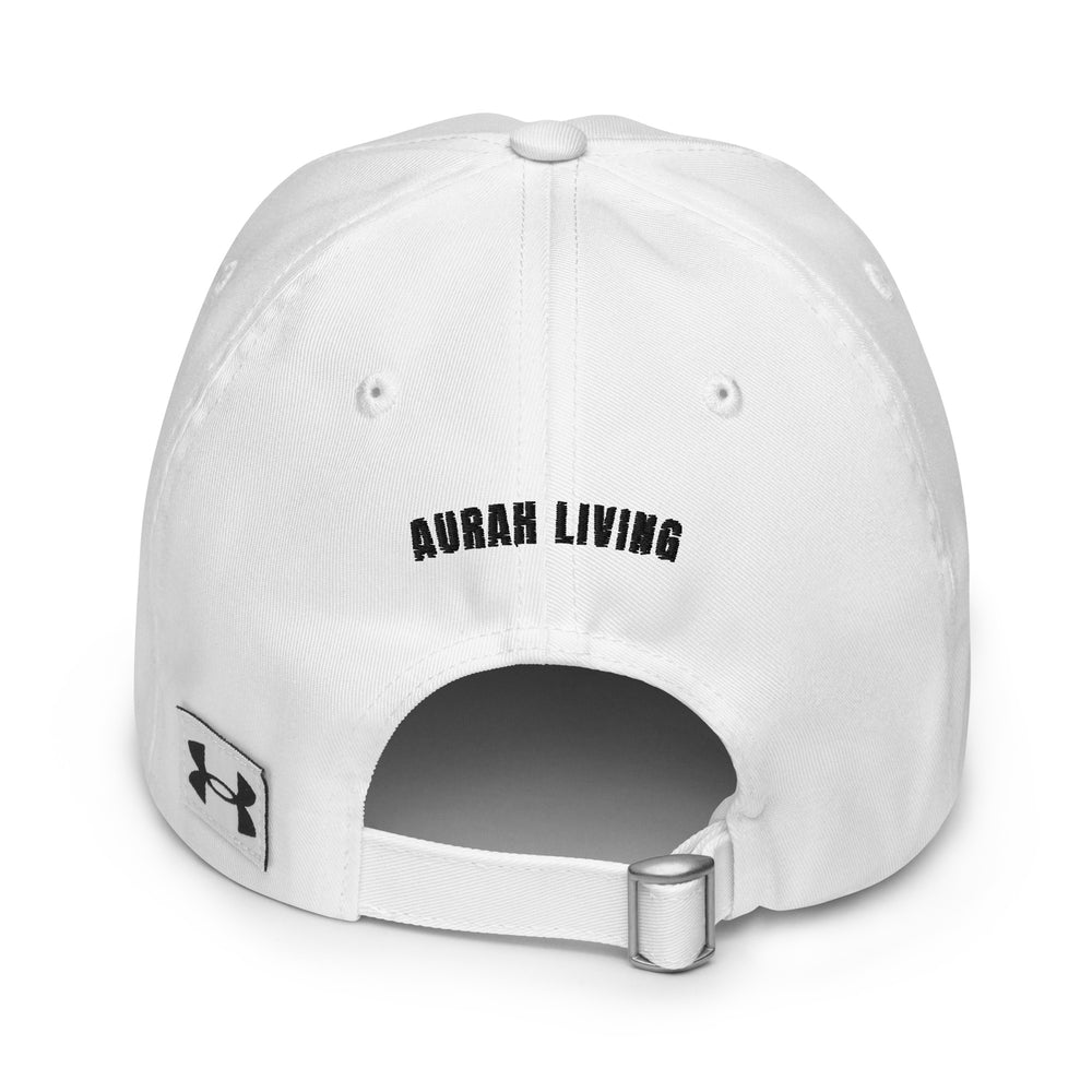 Aurah Living Crest Dad Hat — Black Embroidery — view 2