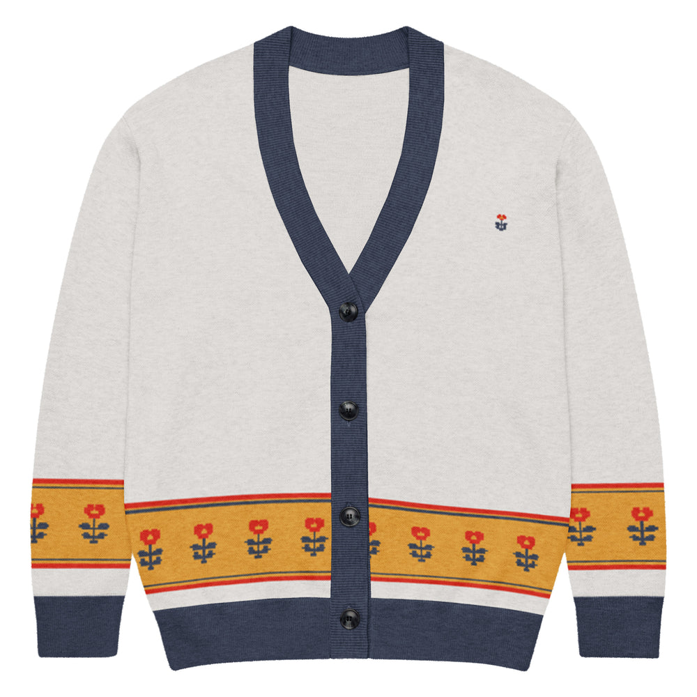 Patka — Shah Jahan Poppy Band Knit Cardigan — view 9