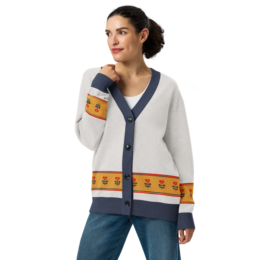Patka — Shah Jahan Poppy Band Knit Cardigan — view 13