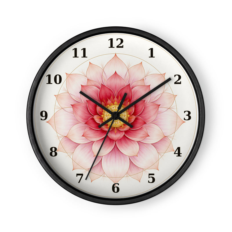 Rosette of Noor — Mughal Art Wall Clock