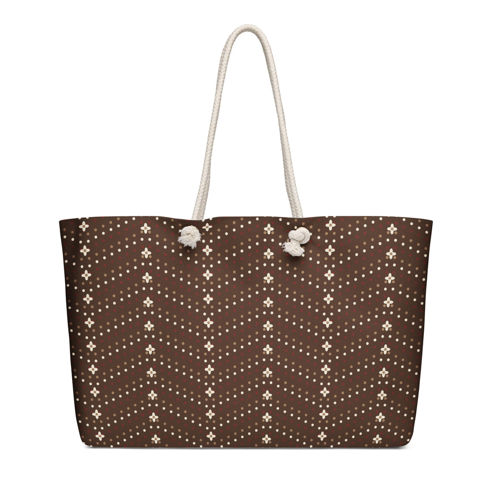 Mughal Dot Chevron — Weekender Bag — view 6