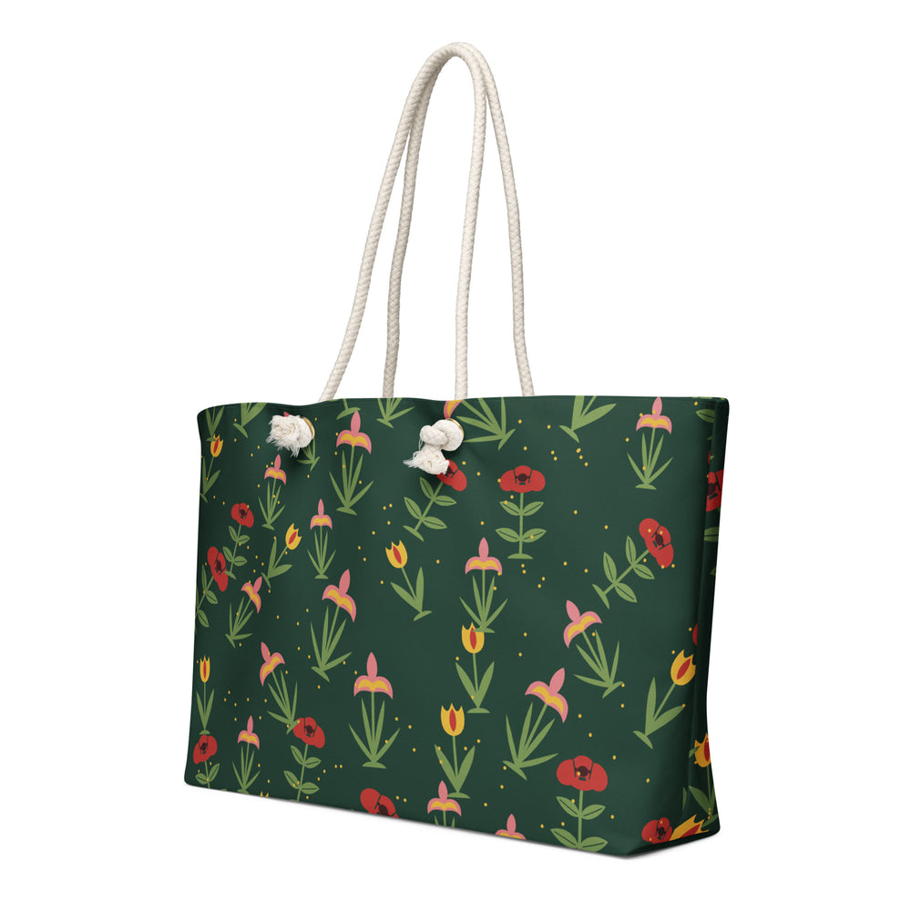 Midnight Garden — Mughal Floral Weekender Bag — view 6