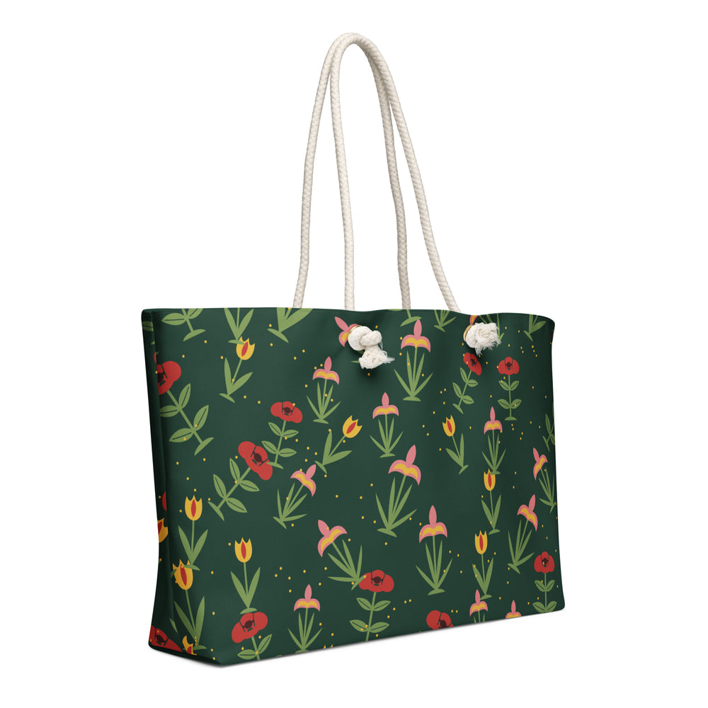 Midnight Garden — Mughal Floral Weekender Bag — view 5